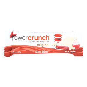 Power Crunch Protein Energy Bar Red Velvet - Case Of 12 - 1.4 Oz - Vita-Shoppe.com