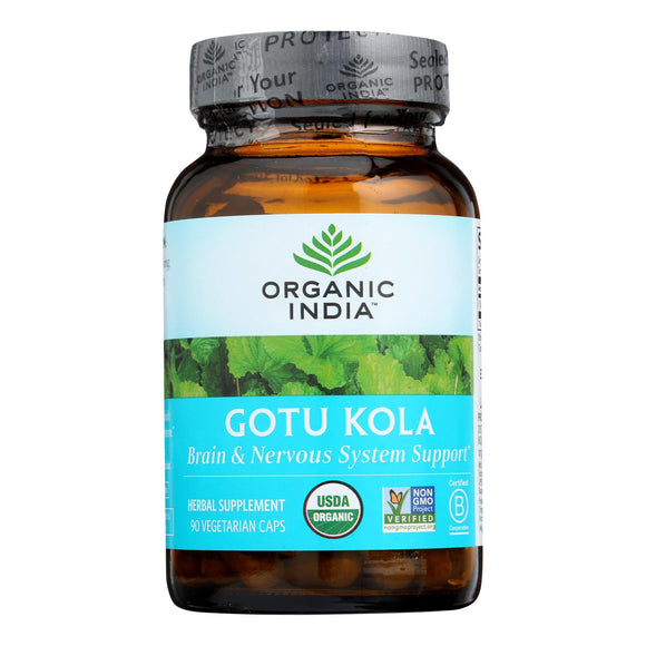 Organic India Tulsi Wellness Supplements, Gotu Kola  - 1 Each - 90 Vcap - Vita-Shoppe.com