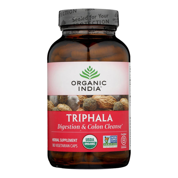 Organic India Triphala, Digestion & Colon Cleanse  - 1 Each - 180 Vcap - Vita-Shoppe.com