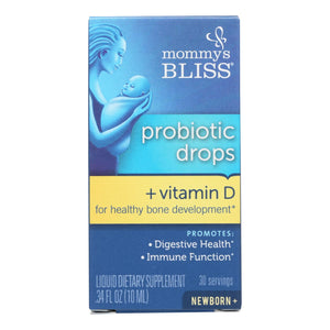 Mommy's Bliss Probiotic Drops + Vitamin D  - 1 Each - .34 Fz - Vita-Shoppe.com