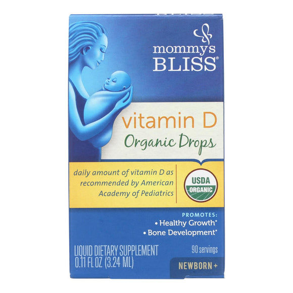 Mommy's Bliss Vitamin D Organic Drops - 1 Each - .11 Fz - Vita-Shoppe.com