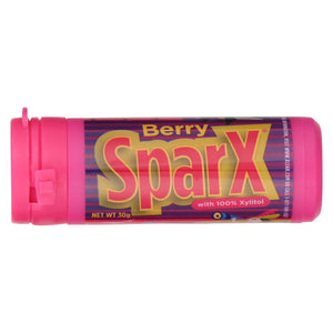 Sparx Candies - Berry - Xylitol - Case Of 6 - 30 Grm - Vita-Shoppe.com