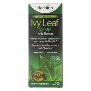 Herbion Naturals Sugar Free Ivy Leaf Syrup With Thyme Dietary Supplement  - 1 Each - 5 Oz - Vita-Shoppe.com