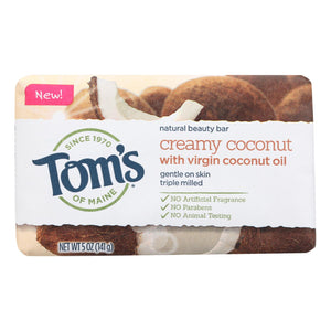 Tom's Of Maine Beauty Bar - Coconut - Case Of 6 - 5 Oz - Vita-Shoppe.com