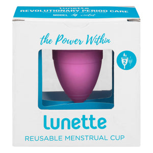 Lunette Menstrual Cup Violet - Size 2 - 1 Count - Vita-Shoppe.com