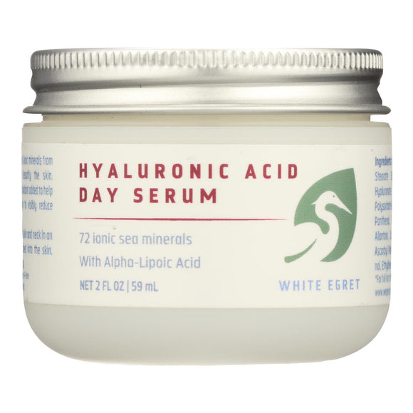 White Egret - Hyaluronic Acid Day Serum - 1 Each - 2 Fz - Vita-Shoppe.com