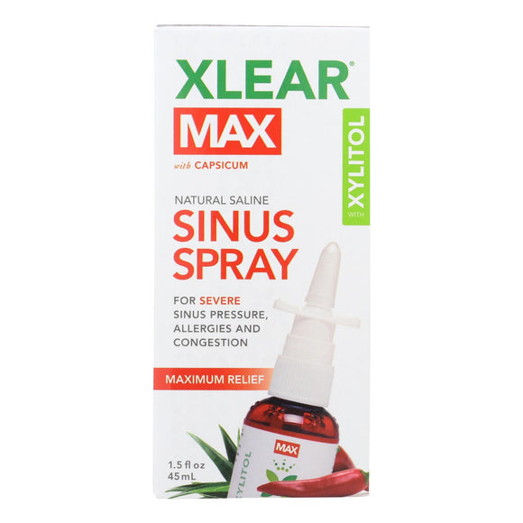 Xlear Nasal Spray - Xylitol - Max - 1.5 Fl Oz - Vita-Shoppe.com