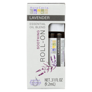 Aura Cacia Lavender - Roll On - Oil - Case Of 4 - .31 Fl Oz - Vita-Shoppe.com