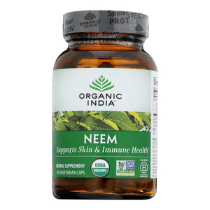 Organic India Usa Whole Herb Supplement, Neem  - 1 Each - 90 Vcap - Vita-Shoppe.com