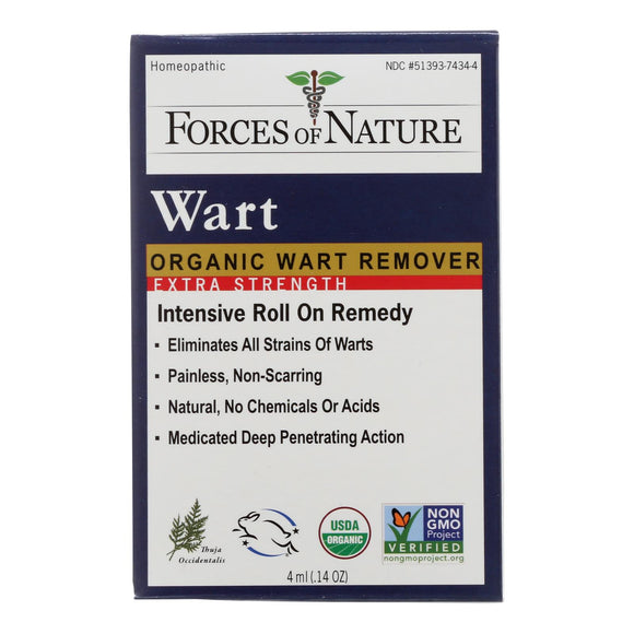 Forces Of Nature - Wart Contrl Extra - 1 Each - 4 Ml - Vita-Shoppe.com