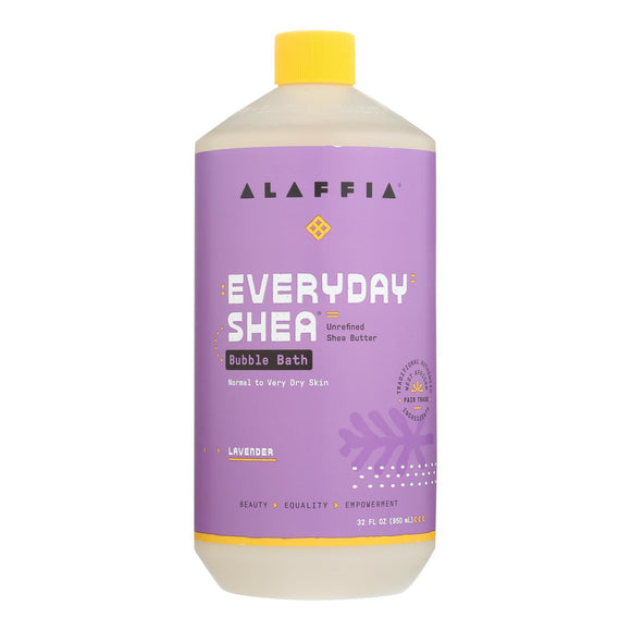 Alaffia - Everyday Bubble Bath - Lavender - 32 Fl Oz. - Vita-Shoppe.com
