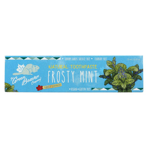 Green Beaver,the Toothpaste - Frosty Mint Toothpaste - Case Of 1 - 2.5 Fl Oz. - Vita-Shoppe.com