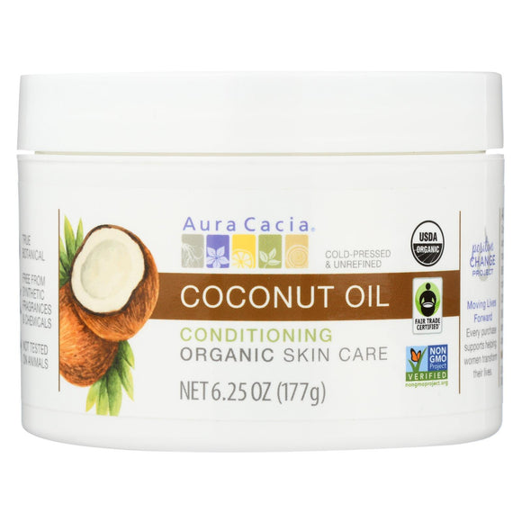 Aura Cacia Oil - Organic - Coconut - 6.25 Oz - Vita-Shoppe.com