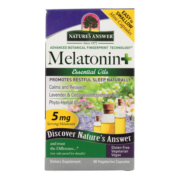 Nature's Answer Melatonin+ Dietary Supplement  - 1 Each - 60 Vcap - Vita-Shoppe.com