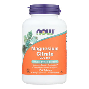 Now Foods - Magnesium Citrate - 1 Each-100 Tab - Vita-Shoppe.com