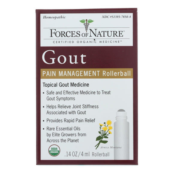 Forces Of Nature - Gout Pain Management - 1 Each - 4 Ml - Vita-Shoppe.com