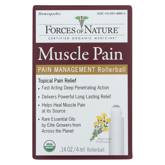 Forces Of Nature - Muscle Pain Management - 1 Each - 4 Ml - Vita-Shoppe.com