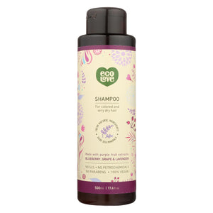 Ecolove Shampoo - Purple Fruit Shampoo For Colored And Very Dry Hair  - Case Of 1 - 17.6 Fl Oz. - Vita-Shoppe.com