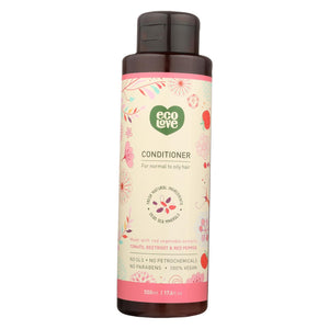 Ecolove Conditioner - Red Vegetables Conditioner For Normal To Oily Hair - Case Of 1 - 17.6 Fl Oz. - Vita-Shoppe.com