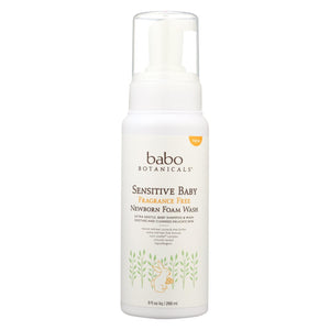 Babo Botanicals Body Wash Fragrance Free Foam Wash - Case Of 9 - 9 Fl Oz. - Vita-Shoppe.com