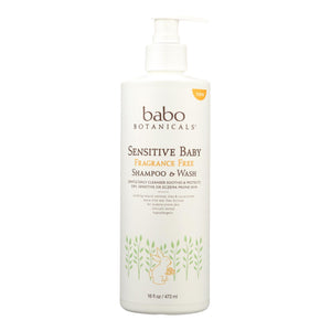 Babo Botanicals - Body Wash - Fragrance Free - 1 Each - 16 Fl Oz. - Vita-Shoppe.com