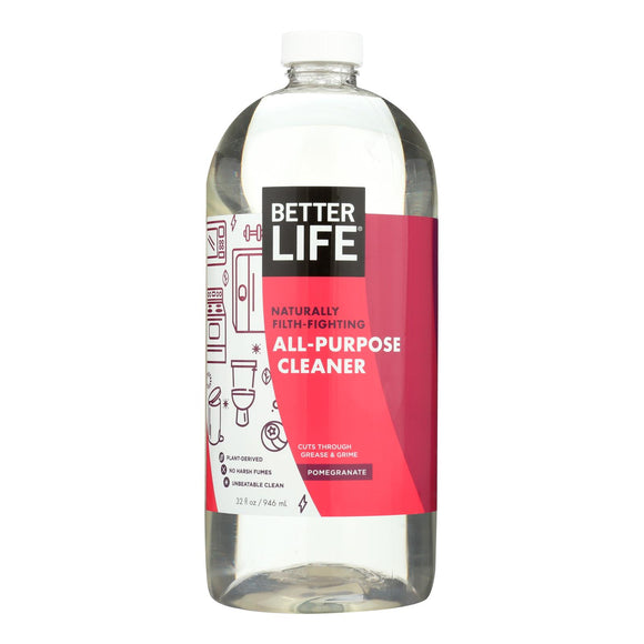 Better Life Cleaner - All Purpose - Pomegranate - 32 Fl Oz - Vita-Shoppe.com