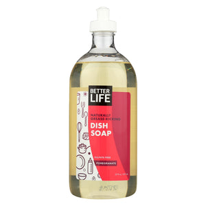 Better Life Dish Soap - Pomegranate - 22 Fl Oz - Vita-Shoppe.com