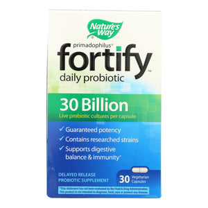 Nature's Way 30 Billion Probiotic Supplement  - 1 Each - 30 Vcap - Vita-Shoppe.com