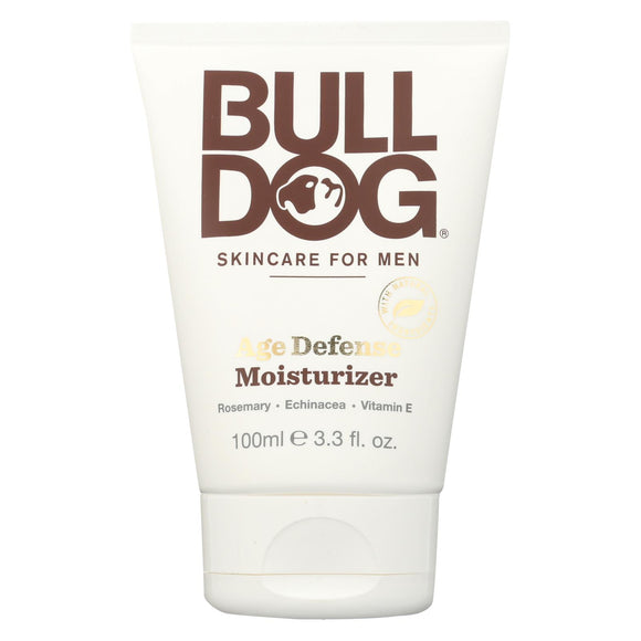 Bulldog Natural Skincare Moisturizer - Age Defense - 3.3 Fl Oz - Vita-Shoppe.com