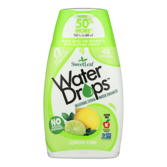 Sweet Leaf Water Drops - Lemon Lime - 1.62 Fl Oz - Vita-Shoppe.com