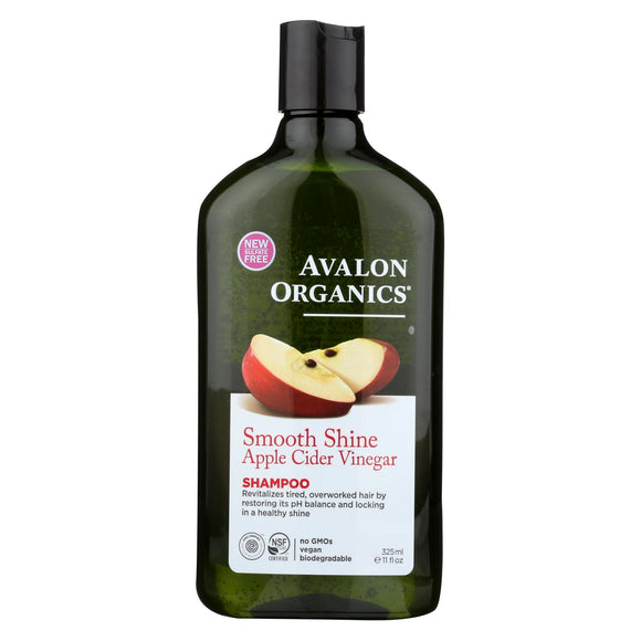 Avalon Shampoo - Smooth Skin - Apple Cider Vinegar - 11 Fl Oz - Vita-Shoppe.com