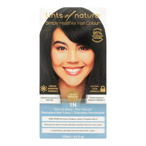 Tints Of Nature 1n Natural Black Hair Color  - 1 Each - 4.4 Fz - Vita-Shoppe.com