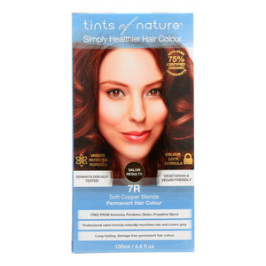 Tints Of Nature 7r Soft Copper Blonde Hair Color  - 1 Each - 4.4 Fz - Vita-Shoppe.com