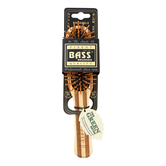 Bass Brushes - Natural Bamboo Pin Brush - Small - 1 Count - Vita-Shoppe.com
