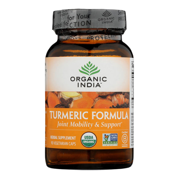 Organic India Wellness Supplements, Turmeric Formula  - 1 Each - 90 Vcap - Vita-Shoppe.com
