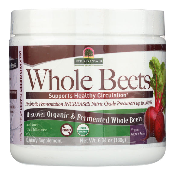 Nature's Answer - Whole Beets Powder Frmntd - 1 Each - 6.34 Oz - Vita-Shoppe.com