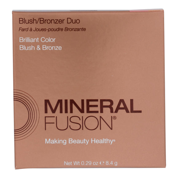 Mineral Fusion Blush-bronzer Duo In Blonzer  - 1 Each - .29 Oz - Vita-Shoppe.com
