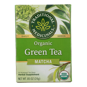 Traditional Medicinals - Green Tea Mtcha W-rce - Case Of 6 - 16 Bag - Vita-Shoppe.com