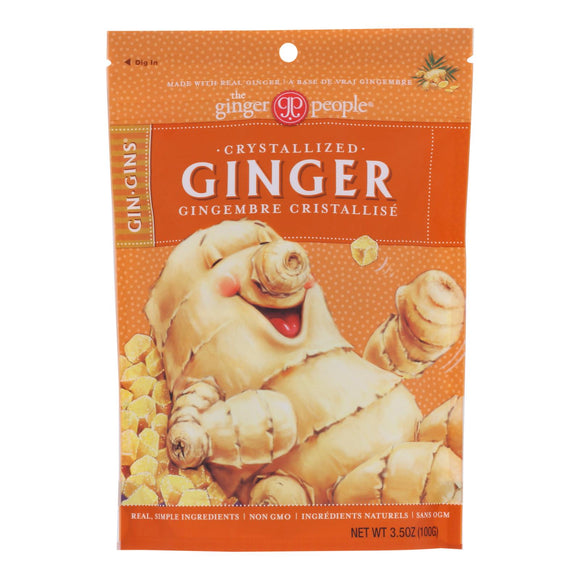 Ginger People - Crystallized Ginger - Case Of 12 - 3.5 Oz. - Vita-Shoppe.com