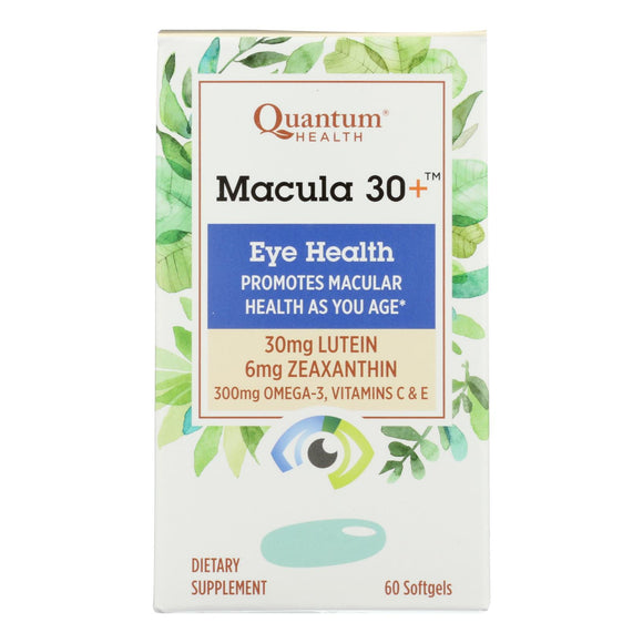 Quantum Research - Macula 30 Eye Health - 1 Each - 60 Sgel - Vita-Shoppe.com