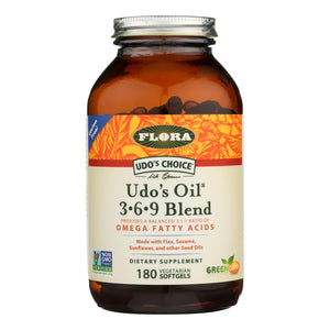 Flora Inc - Udo's Oil 369 Blend - Ea Of 1-180 Sgel - Vita-Shoppe.com