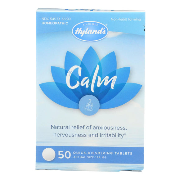 Hylands Homeopathic - Calm Tablets - 1 Each - 50 Tab - Vita-Shoppe.com