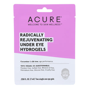Acure - Under Eye Mask - Radically Rejuvenating Hydrogel - Case Of 12 - 1 Each - Vita-Shoppe.com