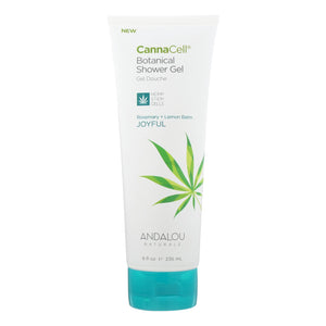 Andalou Naturals Shower Gel Rosemary + Lemon Balm - 1 Each - 8 Fl Oz. - Vita-Shoppe.com