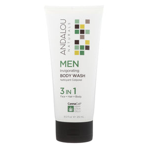 Andalou Naturals - Body Wash - Men's Invigorating - 8.5 Fl Oz. - Vita-Shoppe.com