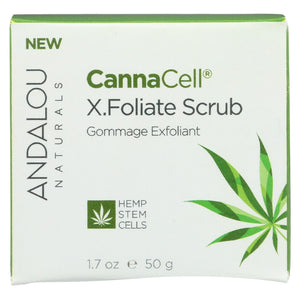 Andalou Naturals - Cannacell X.foliate Scrub - 1.7 Oz. - Vita-Shoppe.com