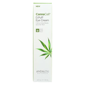 Andalou Naturals - Cannacell D.puff Eye Cream - .6 Fl Oz. - Vita-Shoppe.com