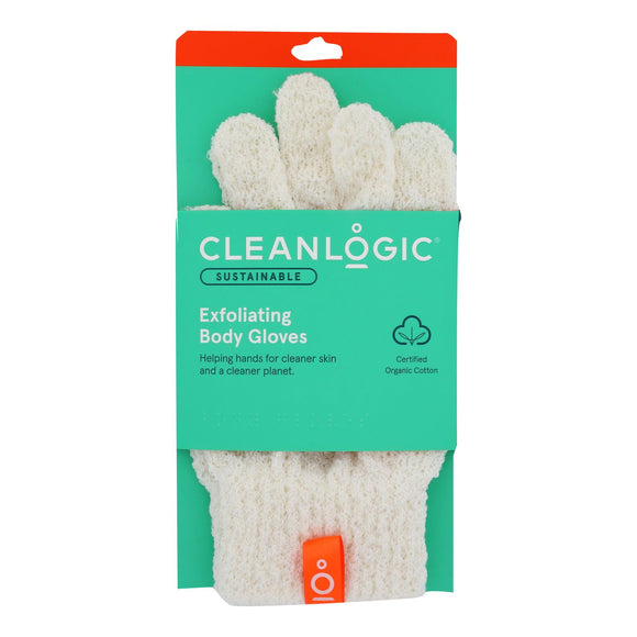 Cleanlogic - Bath Gloves Exfoliating - 2 Ct - Vita-Shoppe.com
