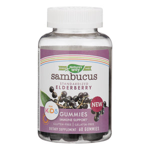 Nature's Way - Supp Sambucus Kids Gummys - 60 Ct - Vita-Shoppe.com