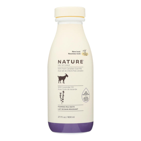 Nature By Canus - Goats Milk Bath Foam Lvndr - 27.1 Fz - Vita-Shoppe.com